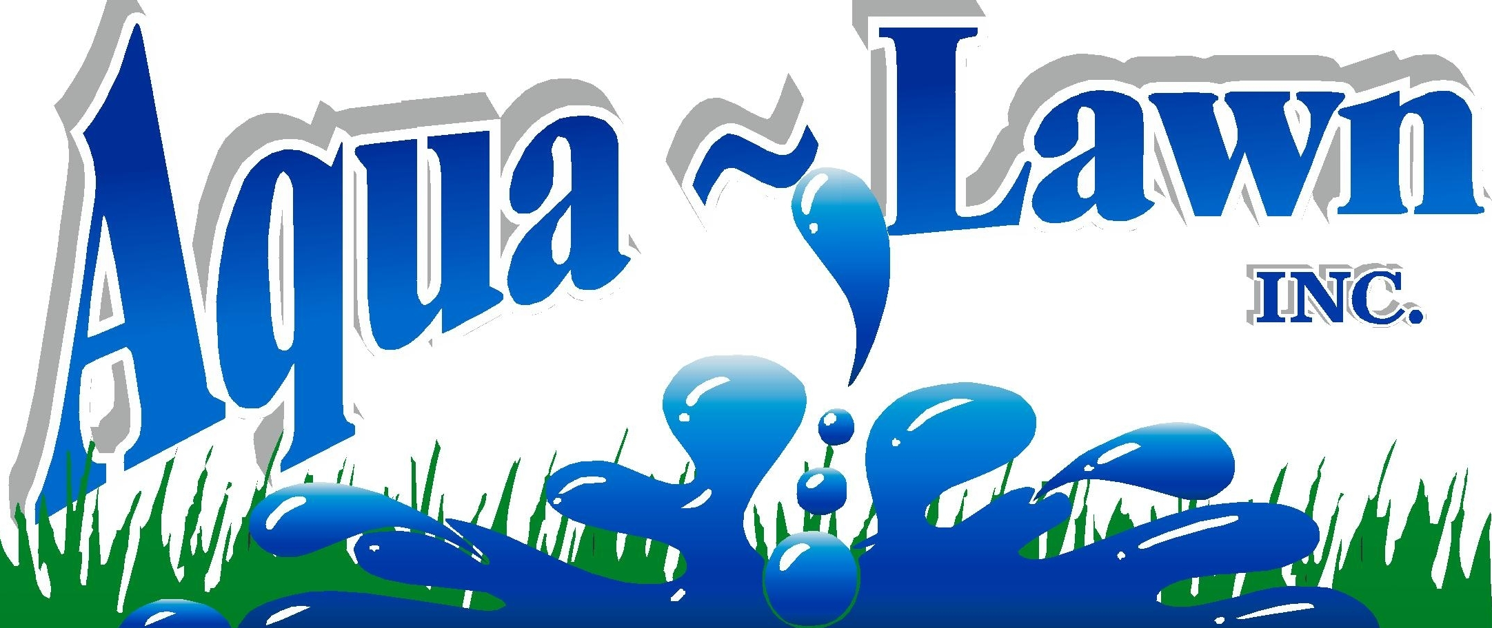 Aqua Lawn Footer Logo