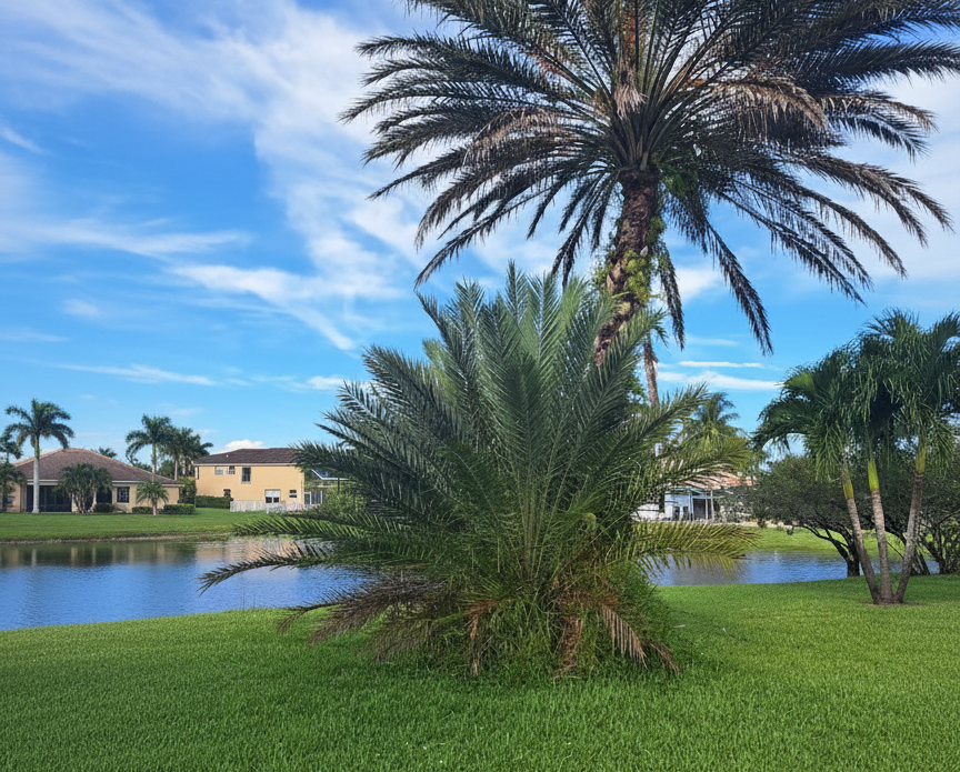 landscaped garden and outdoor space