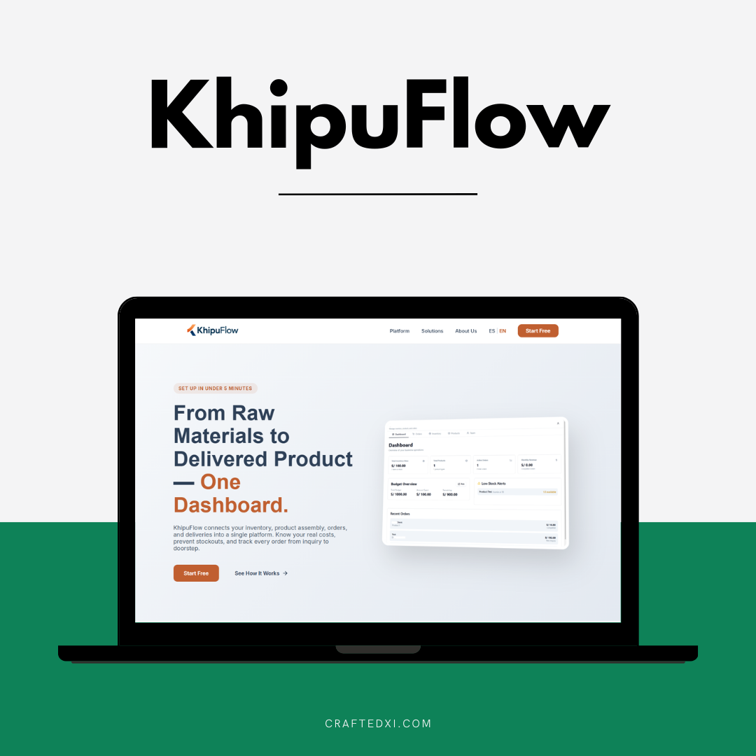 KhipuFlow Showcase by CraftedXI Labs